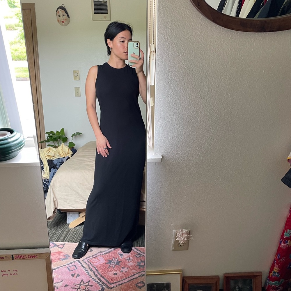 Express Black Maxi Dress - Picture 1 of 5